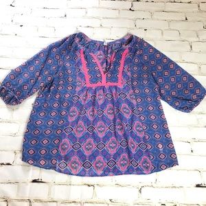 Old Navy Maternity size XL mixed print boho top